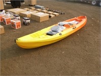 12' 2-Man Kayak w/ Oars & Backrest Seat