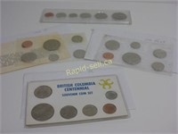 Four RCM Canada Proof Like Coin Sets