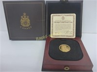 Olympic Gold Proof 22kt Coin