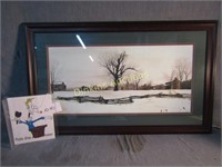 Framed Matted Country Print