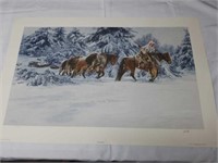 Signed Paul Calle When Trails Grow Cold Print