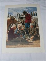 Signed Ray Swanson The Navajo Daily Word Print