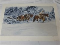 Signed Paul Calle When Trails Grow Cold Print