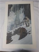 Signed Terry Isaac Out of the Ice & Snow Print