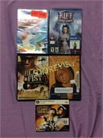5 pc Lot - Movies & Game Lot