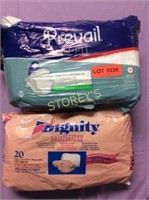 2 Packages of Adult Briefs