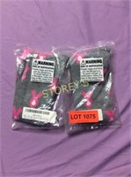 2 Pink Ribbon Socks