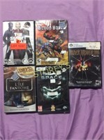5 pc Lot - Movies & Game Lot