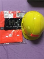 Helly Hansen Safety Vest & Yellow Hard Hat - S/M