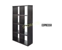 EQ3 Espresso/Dark Brown Cubed Bookshelf