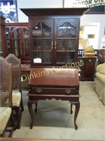 Secretary With lighted Hutch