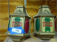 2 special Export beer lights - no bulbs