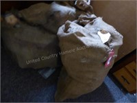 3 bags of shoe forms - from Portage shoe factory
