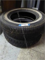 (2) 15" car tires