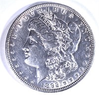 1892 MORGAN DOLLAR, AU+