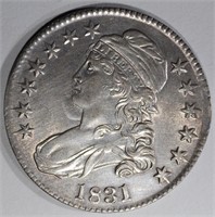 1831 CAPPED BUST HALF DOLLAR  BU