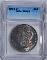 1904-O MORGAN DOLLAR ICG MS65