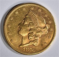 1876-CC $20 GOLD LIBERTY HEAD  BU