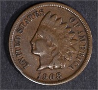 1908-S INDIAN HEAD CENT XF