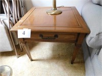 Square side table w/ drawer, Hekman, Lexington,