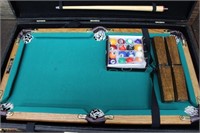 Mini Pool Table & Poker Set
