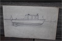 Nautical Pencil Sketch by Thomas