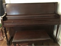 Everett Upright Piano and Stool