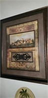 Ornate Mediterranean Print and Art Work