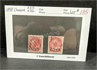 1898 Canada Stamps #85 & #86-Imperial Penny
