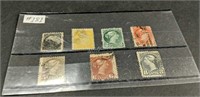 1872 - 1893 Canada Stamps #34-#44 -Used 1/2 to 8¢