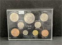 1965 Great Britian 9 Pcs Gem BU Coin Set