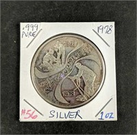 1978 Cobalt ON. 75th Anniversary 1oz Silver .999