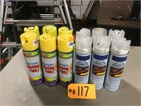 12 cans of marking paint  NEW