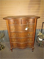 Tiger Oak Chest of Drawers