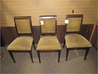(Qty - 3) Upholstered Chairs