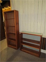 (Qty - 2) Wooden Bookcases