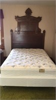 Antique Full Sized Headboard & Bed Frame