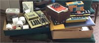 Office supplies and two calculators