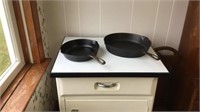 Wagner cast iron skillets