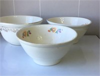 Three Large Mixing Bowls