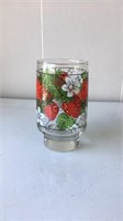 Strawberry Print Drinking Glasses