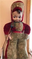 Vintage Nutcracker Costume Stuffed Doll