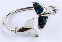 Jewelry Sterling Silver Kabana Whale Tail Bracelet