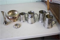 Pewter & Silver Plate