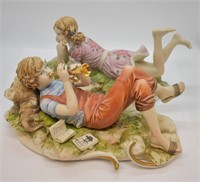 Sandro Maggioni Capodimonte Boy & Girl Figurines