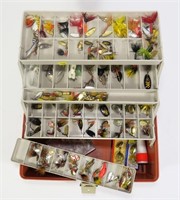 Plano 4804 tackle box with contents: mostly