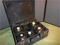 Rare 1930s Lawn Bowling Set