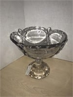 Crown Pressed Glass Compote Circa 1890’s