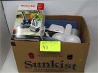 Assorted Kitchen Items including Kitchen Aid