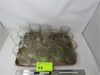 Assorted Glass Cups
